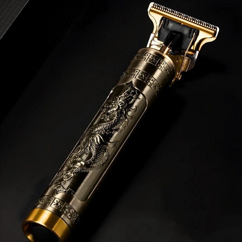 Máquina De Barbear E Cortar Cabelo Profissional Recarregável - Corta Cabelo E Barba Masculina