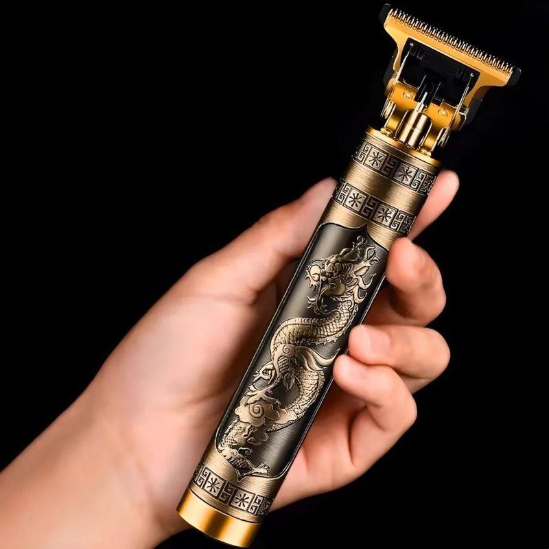Máquina De Barbear E Cortar Cabelo Profissional Recarregável - Corta Cabelo E Barba Masculina