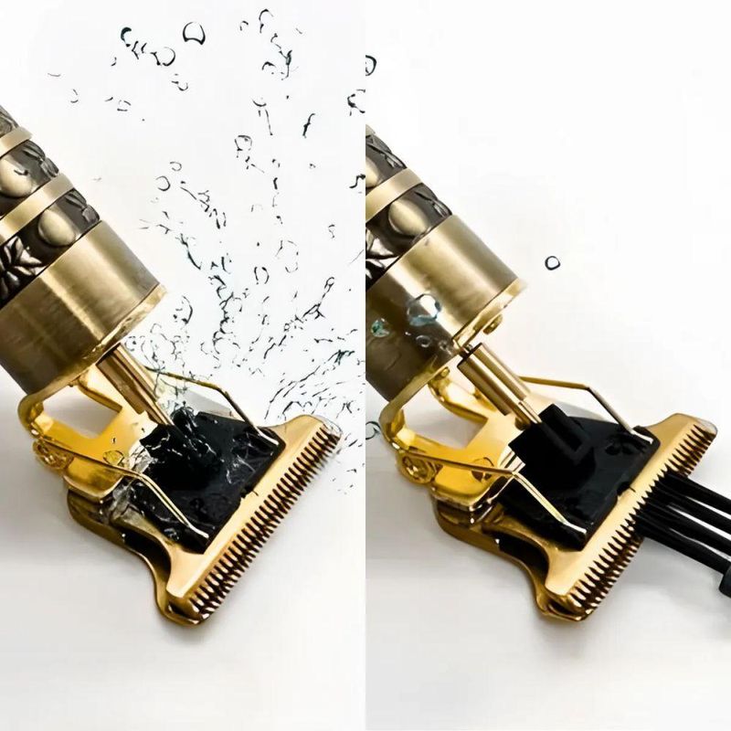 Máquina De Barbear E Cortar Cabelo Profissional Recarregável - Corta Cabelo E Barba Masculina