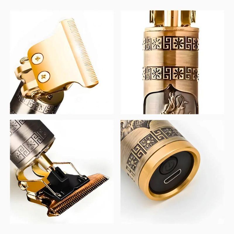 Máquina De Barbear E Cortar Cabelo Profissional Recarregável - Corta Cabelo E Barba Masculina