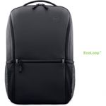Mochila Dell Ecoloop Essential Preta Impermeável Resistente A Água Com Compartimento Acolchoado Para Notebook Até 15,6 P
