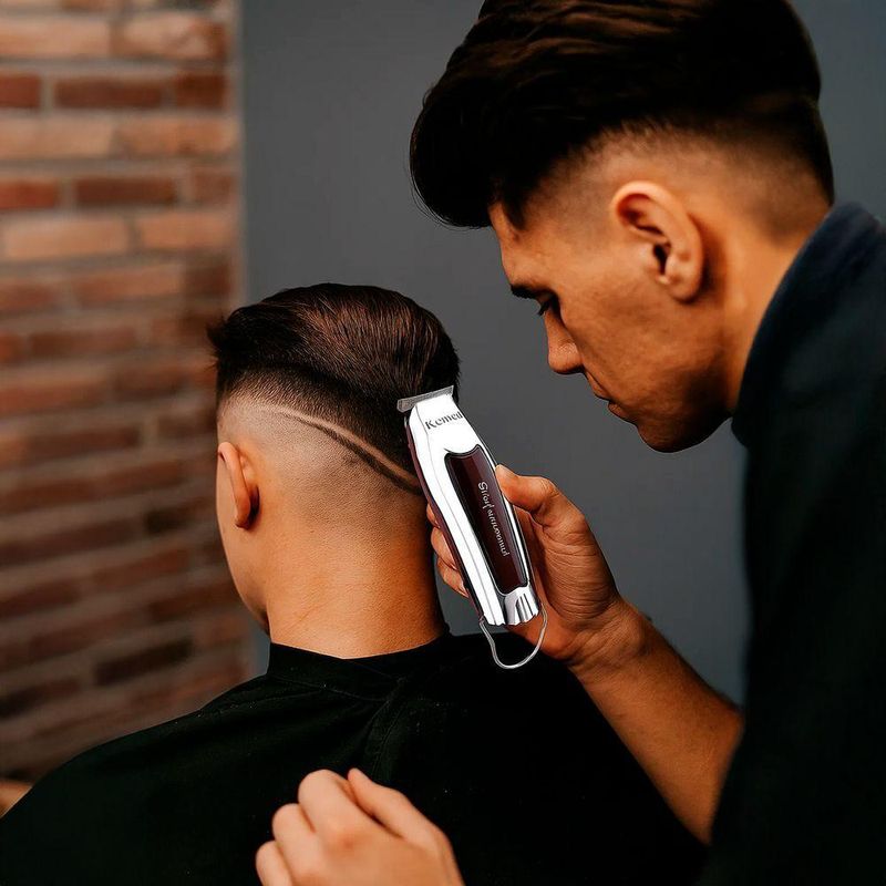 Máquina De Acabamento Profissional Barba Cabelo Sem Fio - Acabamento Profissional Em Casa