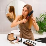 Escova Secadora Giratória Modeladora Seca Alisa 110V