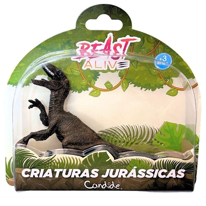 Kit Com 5 Dinossauros Beast Alive Criaturas Jurássicas Sortidos