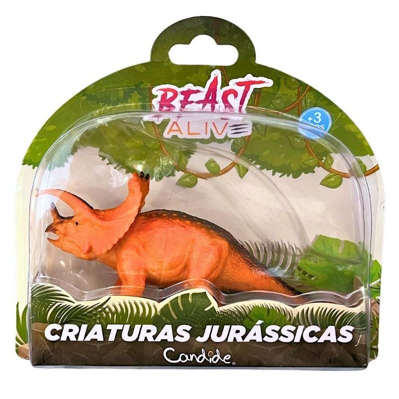 Kit Com 5 Dinossauros Beast Alive Criaturas Jurássicas Sortidos