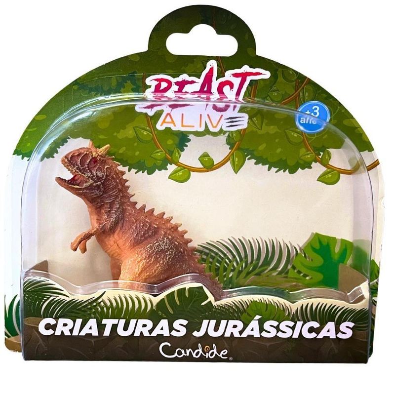 Kit Com 5 Dinossauros Beast Alive Criaturas Jurássicas Sortidos