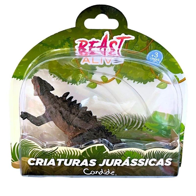 Kit Com 5 Dinossauros Beast Alive Criaturas Jurássicas Sortidos