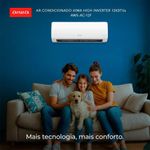 Ar Condicionado Aiwa Split High Wall High Inverter 12000 Btus Frio AWS-AC-12F-EU 220V