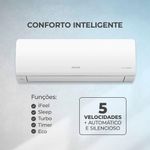 Ar Condicionado Aiwa Split High Wall High Inverter 12000 Btus Frio AWS-AC-12F-EU 220V