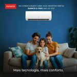 Ar Condicionado Aiwa Split High Wall High Inverter 9000 Btus Quente E Frio AWS-AC-9QF-EU 220V