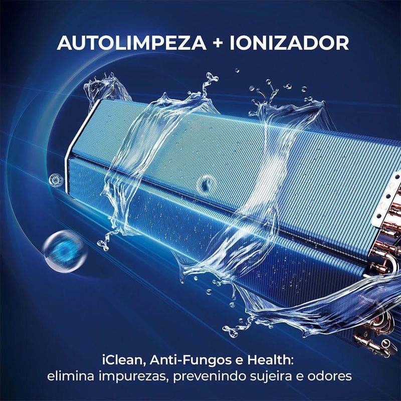 Ar Condicionado Aiwa Split High Wall High Inverter 9000 Btus Quente E Frio AWS-AC-9QF-EU 220V