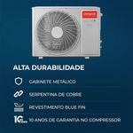 Ar Condicionado Aiwa Split High Wall High Inverter 9000 Btus Quente E Frio AWS-AC-9QF-EU 220V