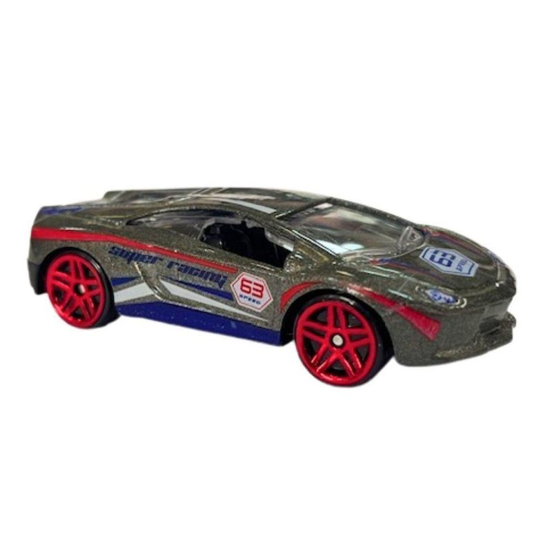 Mini Veículos Die Cast Garagem Sa - Corrida Cinza