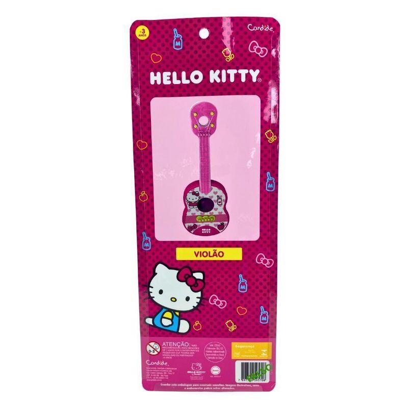 Instrumento Musical Infantil Hello Kitty - Violão