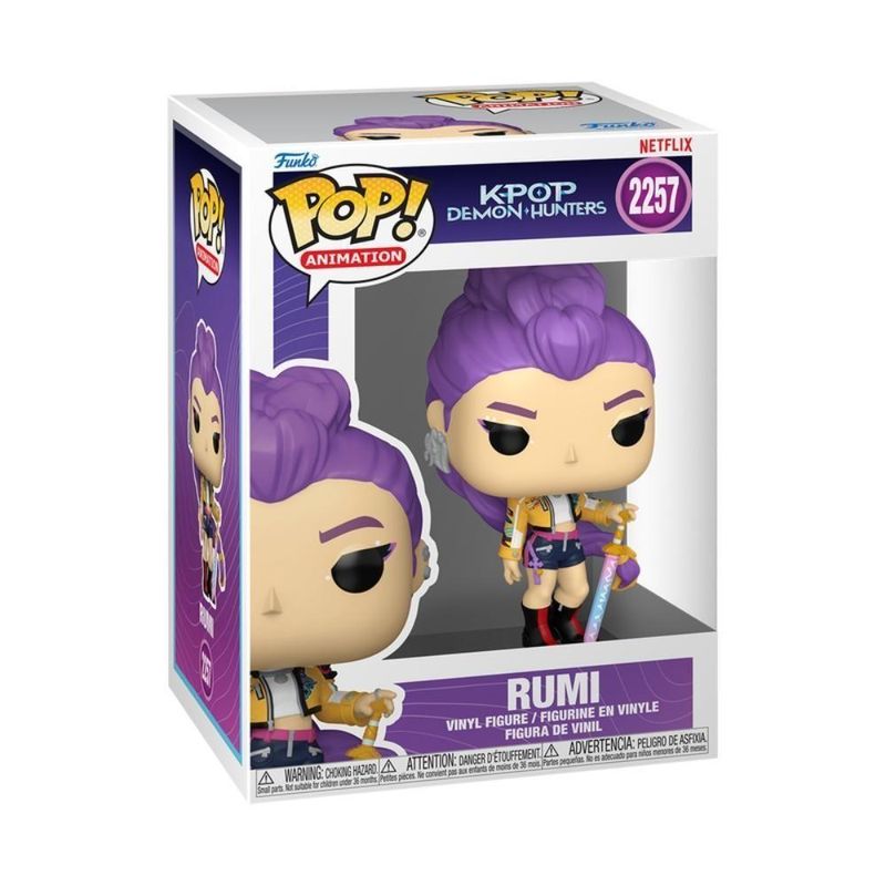 Kit Boneco Funko Pop! Guerreiras Do K-pop - Rumi + Chaveiro