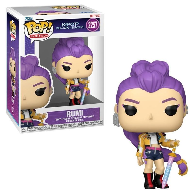 Kit Boneco Funko Pop! Guerreiras Do K-pop - Rumi + Chaveiro