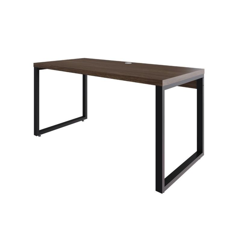 Mesa Diretor 150x70x75cm Yon - Nogueira-estpreta Nogueira-estpreta