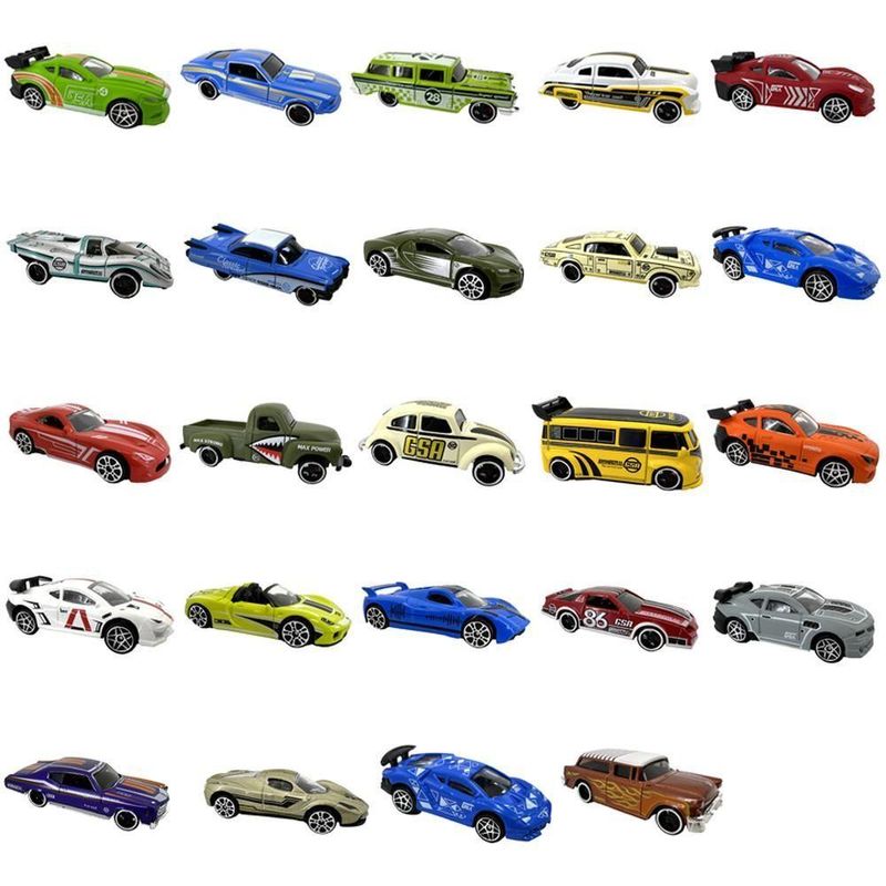 Mini Veículos Die Cast Garagem Sa - Corrida Branco