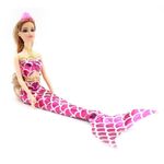 Dream Doll Boneca Sereia - Fashion Doll Rosa