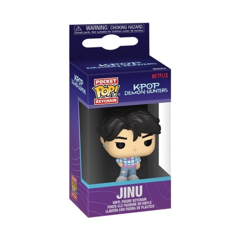 Kit Boneco Funko Pop! Guerreiras Do K-pop - Jinu+ Chaveiro