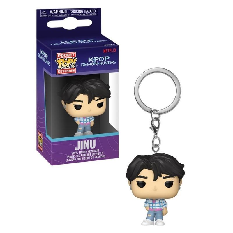 Kit Boneco Funko Pop! Guerreiras Do K-pop - Jinu+ Chaveiro