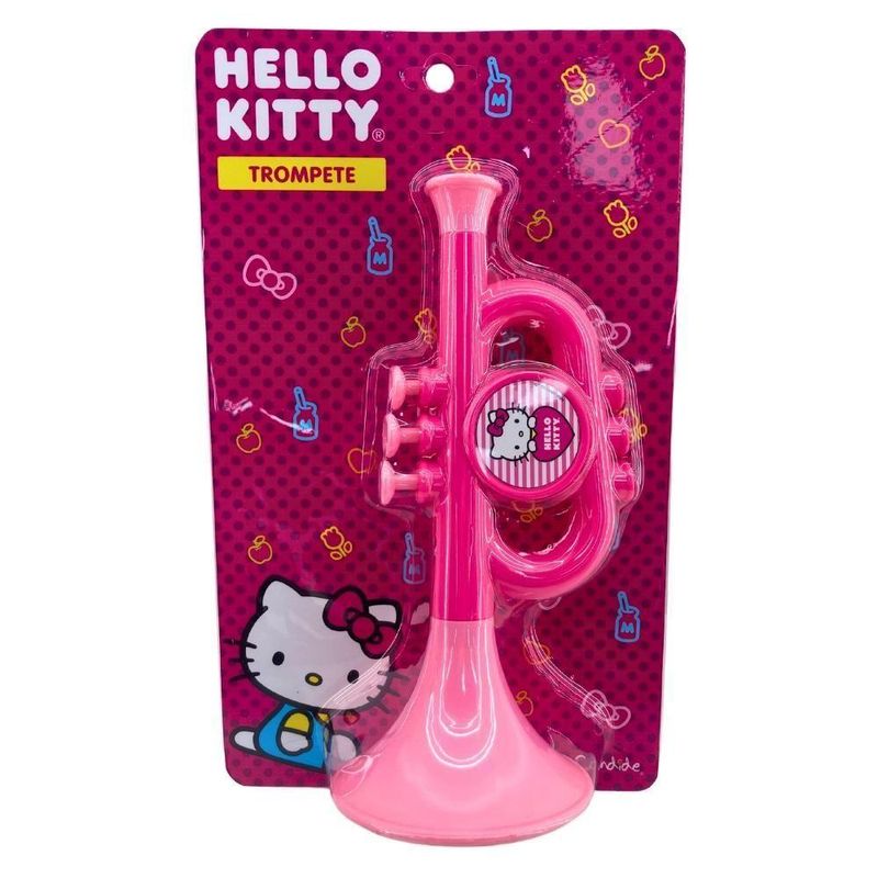 Instrumento Musical Infantil Hello Kitty - Trompete