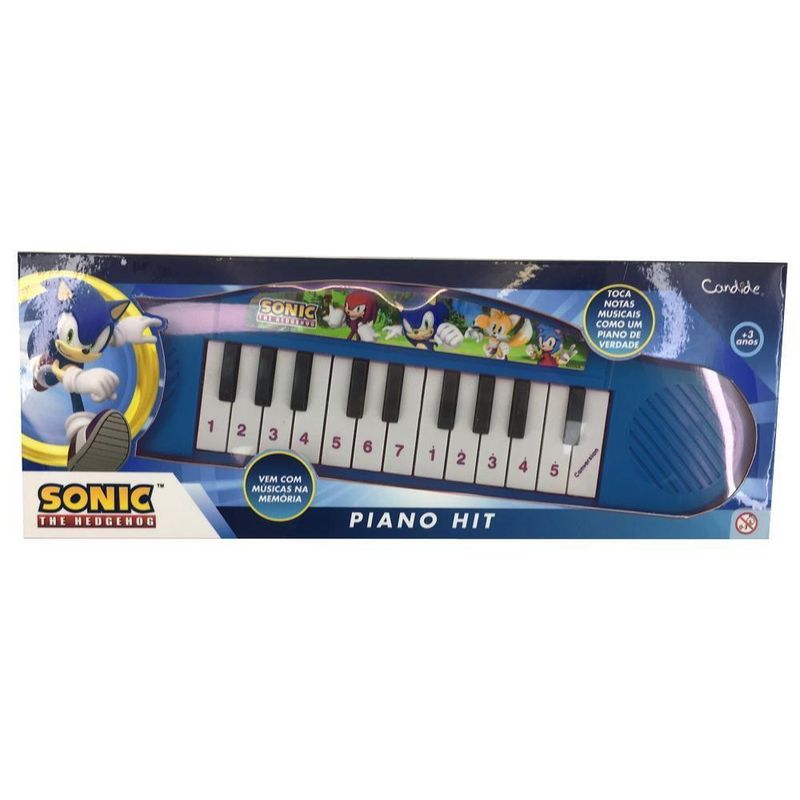 Instrumento Musical Infantil Sonic – Piano Melodia