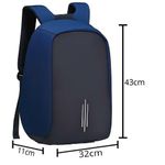 Mochila Reforçada Anti Furto Notebook Impermeável Unissex