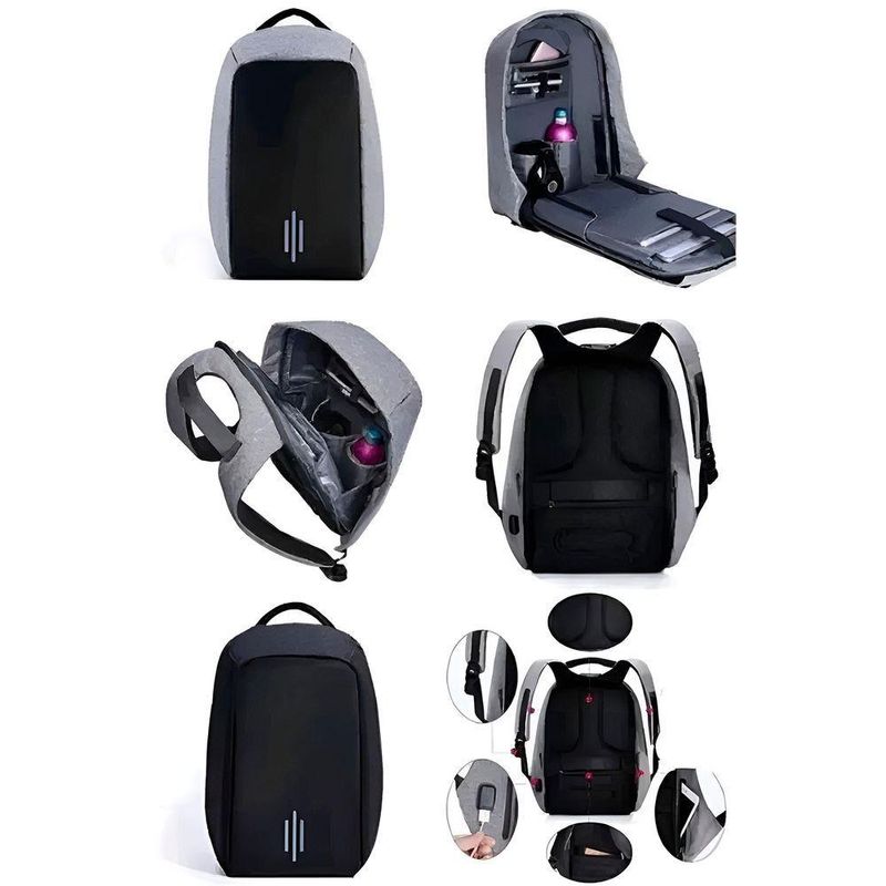 Mochila Reforçada Anti Furto Notebook Impermeável Unissex