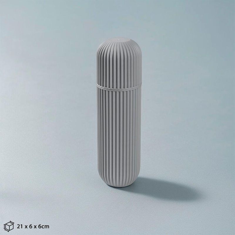 Estojo Porta Escova E Pasta De Dentes Para Viagem