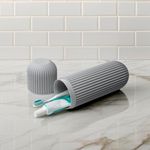 Estojo Porta Escova E Pasta De Dentes Para Viagem