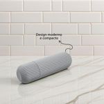 Estojo Porta Escova E Pasta De Dentes Para Viagem