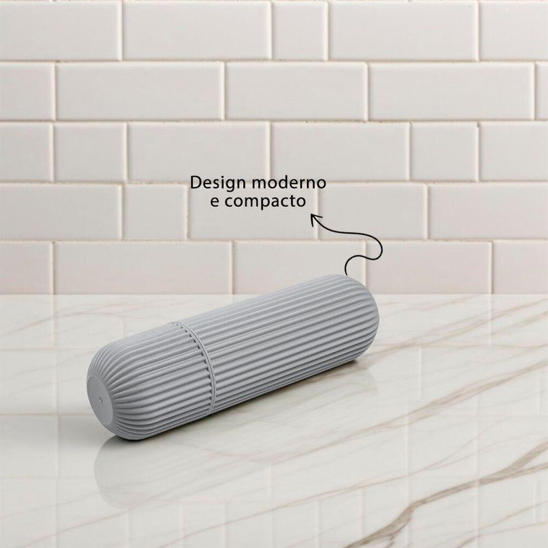 Estojo Porta Escova E Pasta De Dentes Para Viagem