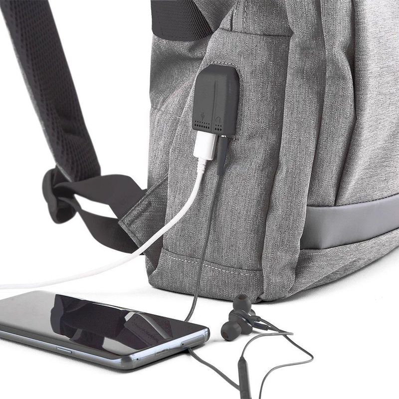 Mochila Slim All White Practical Day