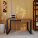 Mesa Operacional C-01gav 120x70x75cm Yon - Nogueira-estpreta Nogueira-estpreta