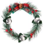 Guirlanda Natalina 19cm Decoração Zein Com Bolinhas Cor Sortida