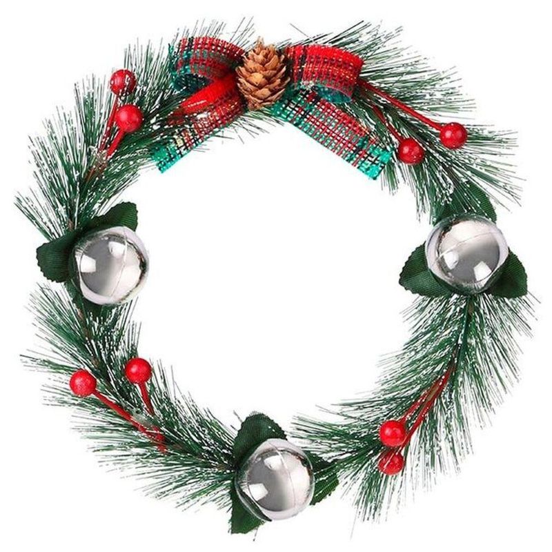 Guirlanda Natalina 19cm Decoração Zein Com Bolinhas Cor Sortida