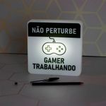 Luminária Slim Box Gamer Trabalhando Luz Indireta Presente Usb