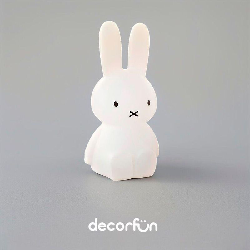 Luminária 3d Coelho 45cm Criativa Decoração Bivolt Branca - Miffy