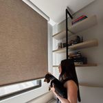 Persiana Rolo Blackout Marrom Napolis - 1,93m X 1,74m Marrom