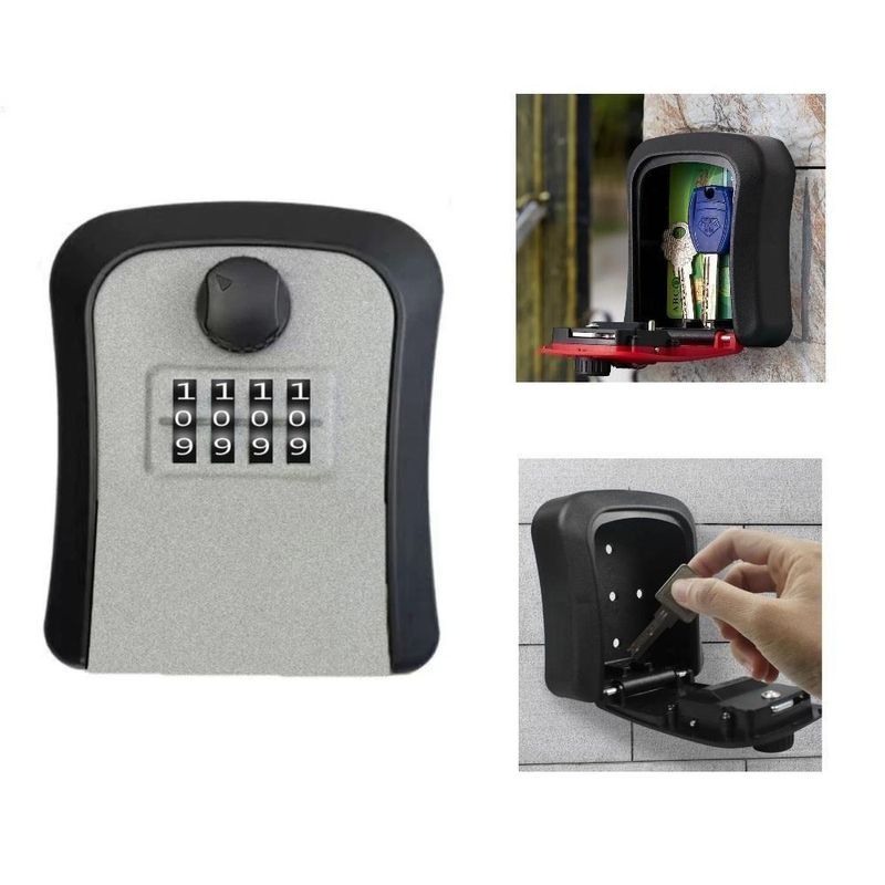 Cofre Chaveiro Com Senha Proteção Airbnb Escritorio Casa