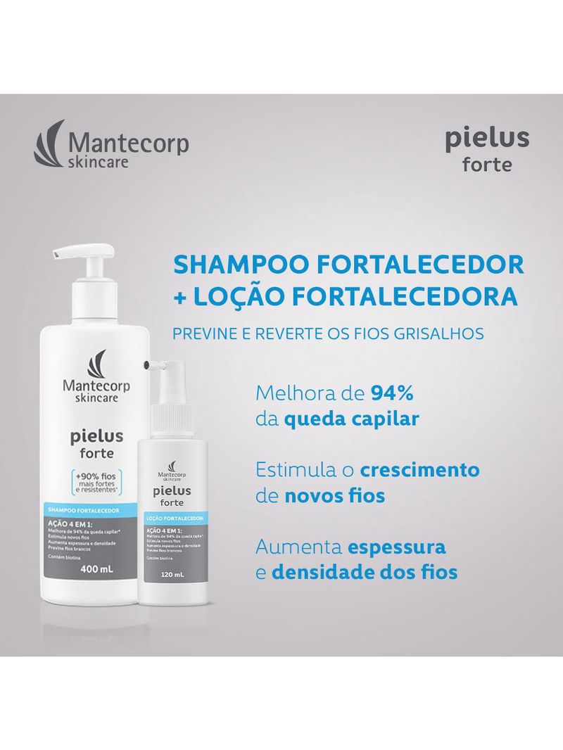Shampoo fortalecedor antiqueda mantecorp pielus forte
