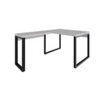 Mesa Em L Operacional 120x160x75cm Yon - Off White-estpreta Off White-estpreta