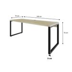 Mesa Presidente 190x70x75cm Yon - Ciliegio-estpreta Ciliegio-estpreta
