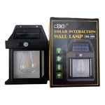 Luminária Arandela Led Solar Com Sensor De Movimento – Iluminação Externa Inteligente