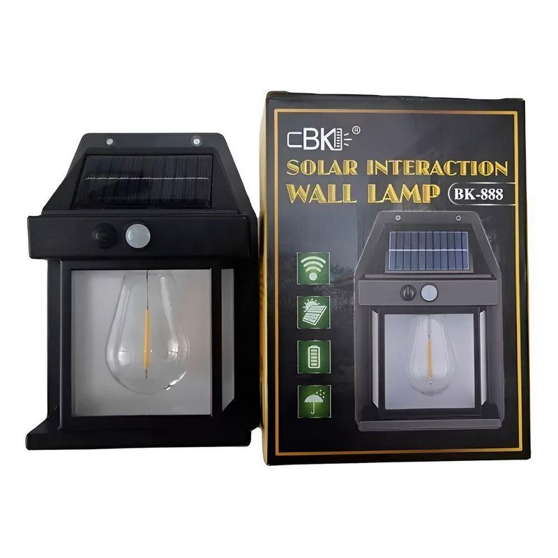 Luminária Arandela Led Solar Com Sensor De Movimento – Iluminação Externa Inteligente