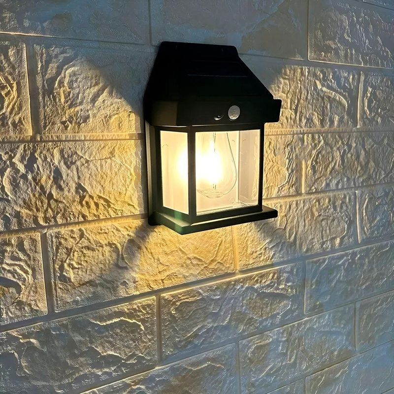 Luminária Arandela Led Solar Com Sensor De Movimento – Iluminação Externa Inteligente