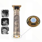 Maquina De Cortar Cabelo Dragão Usb Recarregavel - Ideal Para Levar A Qualquer Lugar