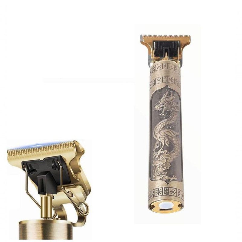 Maquina De Cortar Cabelo Dragão Usb Recarregavel - Ideal Para Levar A Qualquer Lugar