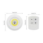 Luminaria Lampada Led Fotocelula Comcontrole Remoto 3 Unid